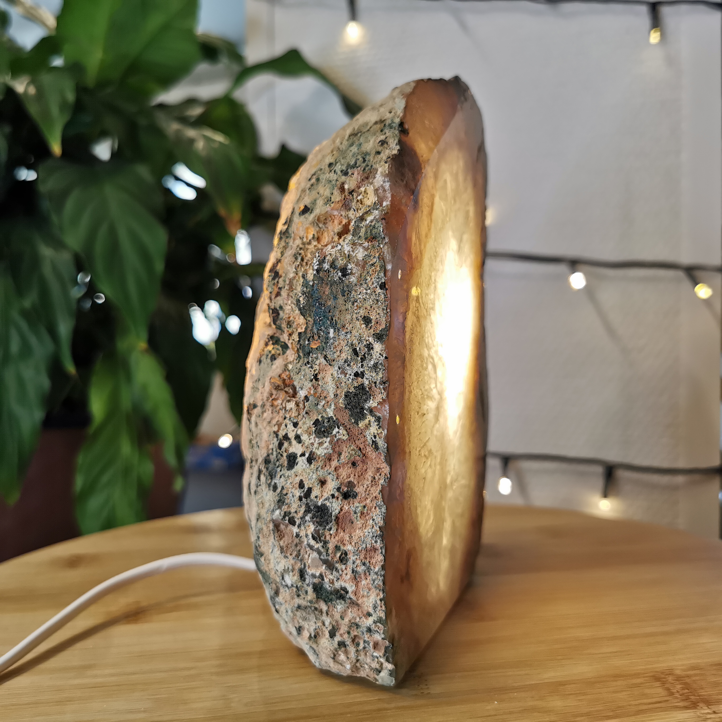 Agaat Edelsteen Lamp