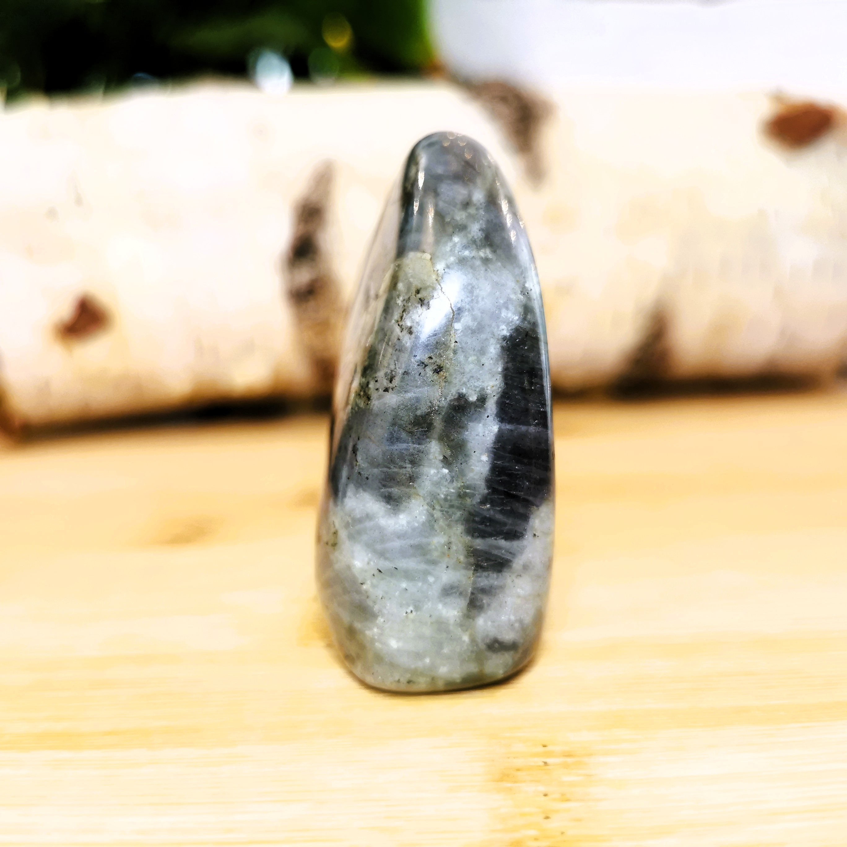 Paarse Labradoriet Sculptuur