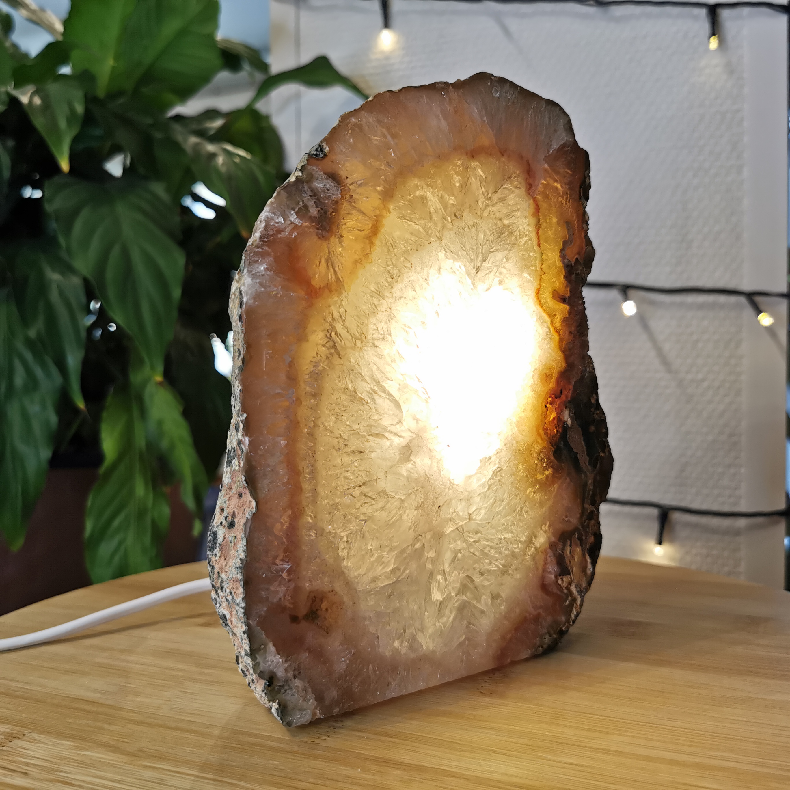 Agaat Edelsteen Lamp
