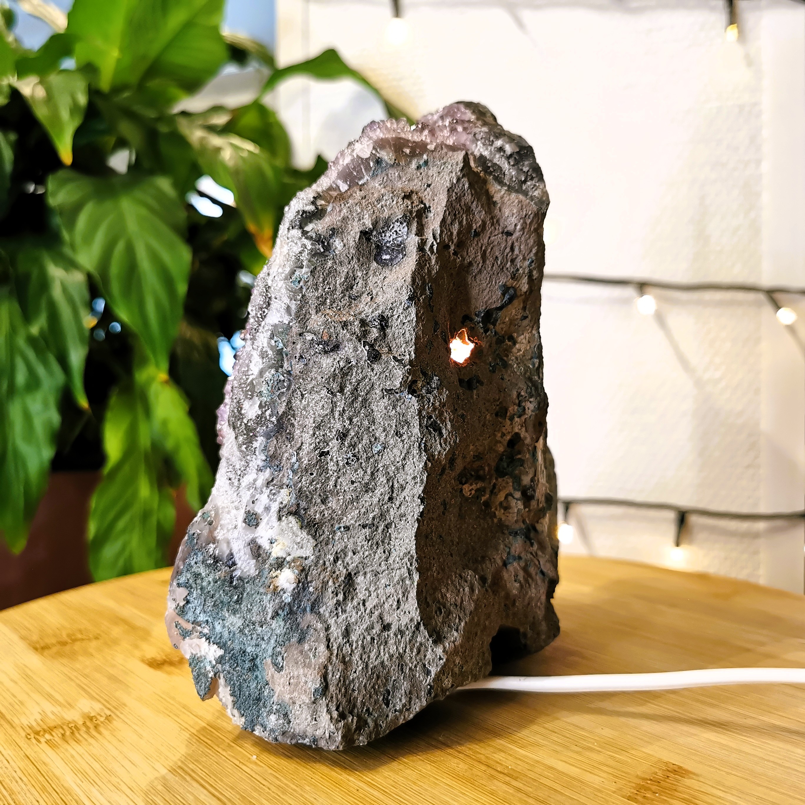 Amethist Edelsteen Lamp