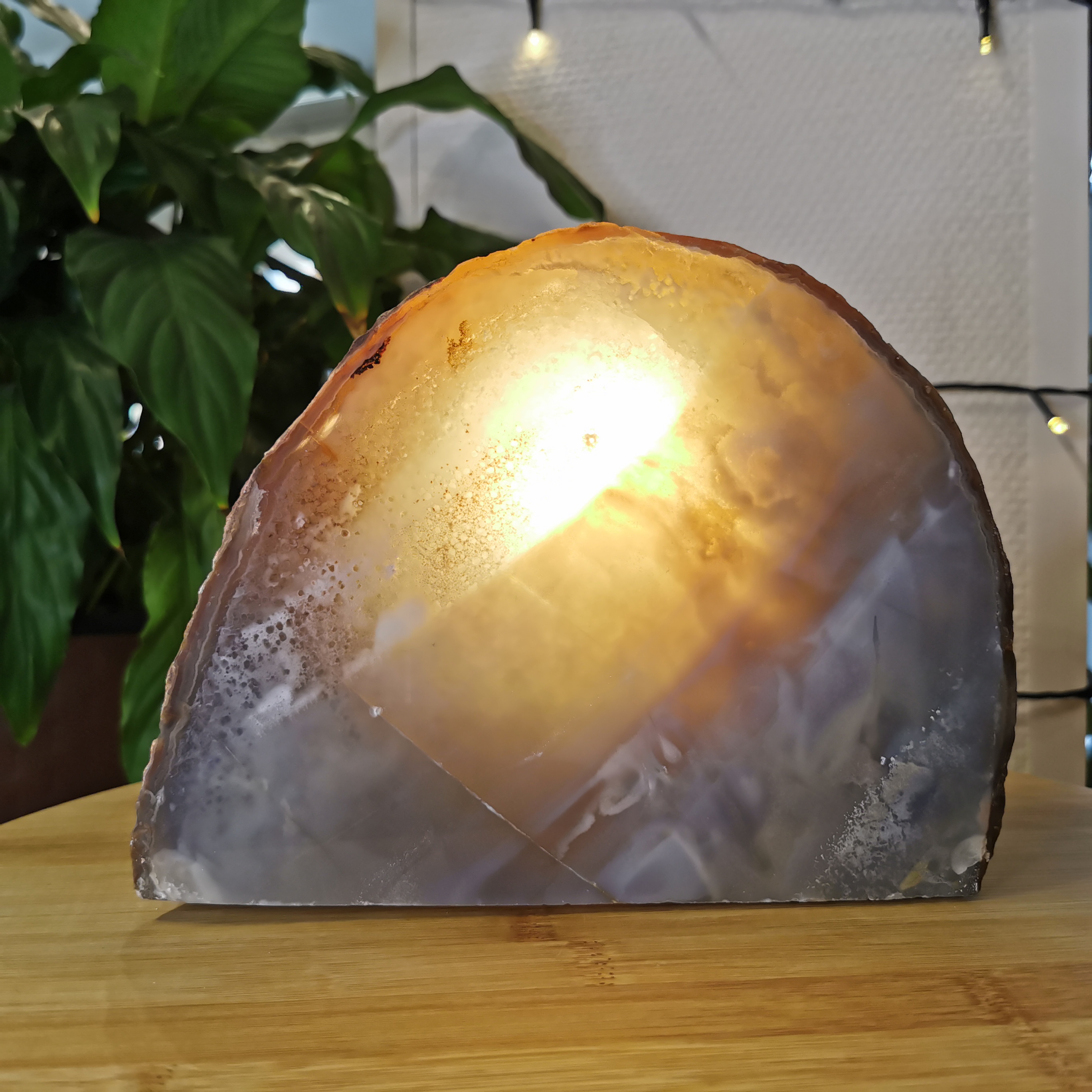 Agaat Edelsteen Lamp