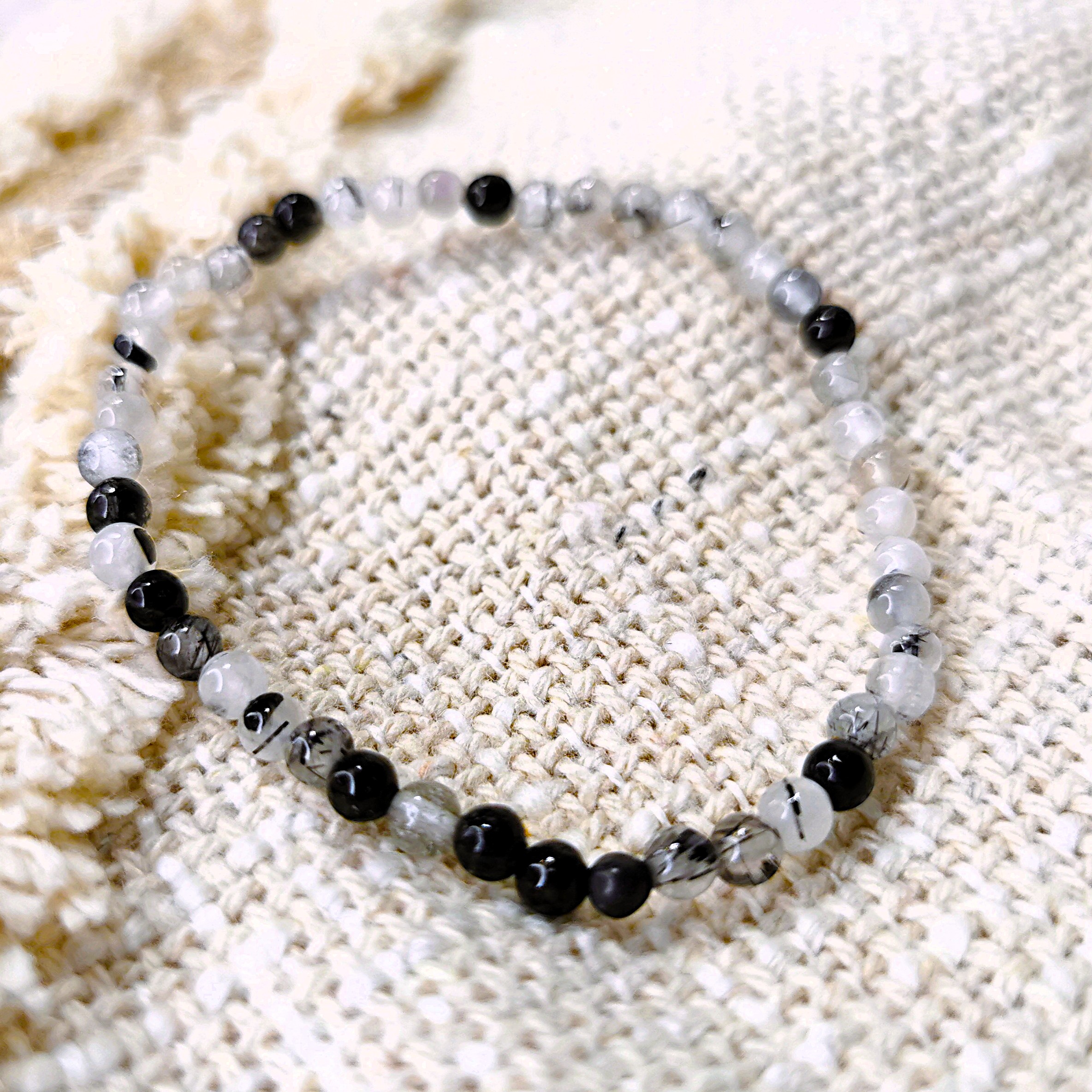 Toermalijnkwarts Armband 4mm