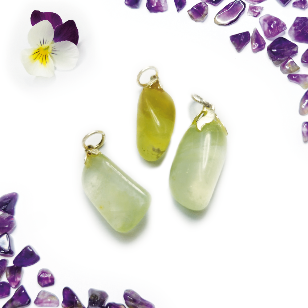 Calciet groen hanger
