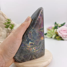 Roze Labradoriet Sculptuur