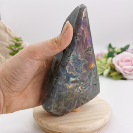 Roze Labradoriet Sculptuur