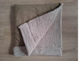 Instapdeken olijfgroen 60x55cm