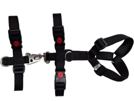 Safety-first tuigje, zwart