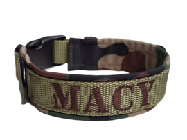 Gevoerde halsband Camouflage