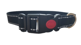Reflecterende halsband met klikgesp, 25mm