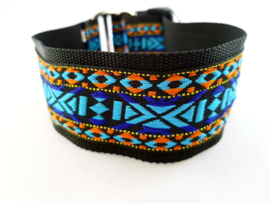 Martingale halsband 'Indian', 5cm breed