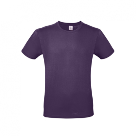 B&C E150 t-shirt urban paars