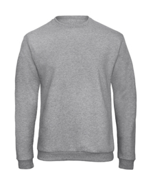 Sweater B&C grijs gemeleerd