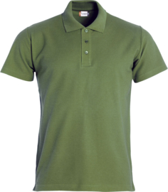 Basic polo Clique leger groen