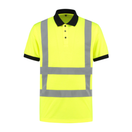 Polo shirt geel met RWS reflectie