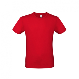 B&C E150 t-shirt koraal rood