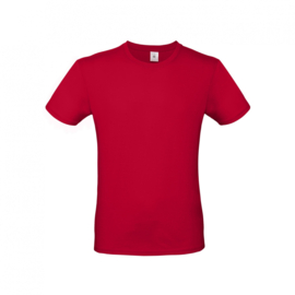 B&C E150 t-shirt diep rood