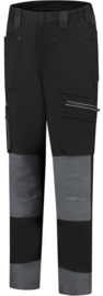 Dames strech werkbroek zwart