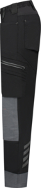 Dames strech werkbroek zwart