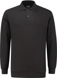 Zware kwaliteit polosweater WM zwart /black