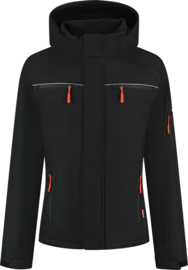 Winter softshell WorkWoman zwart