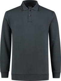 Zware kwaliteit polosweater WM graphite / antraciet