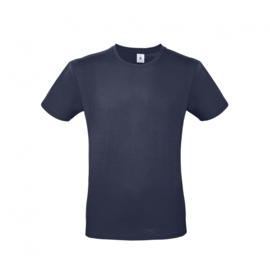 B&C E150 t-shirt navy blue