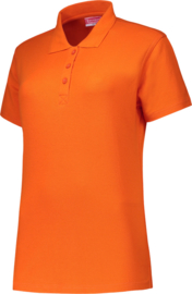 Dames polo oranje