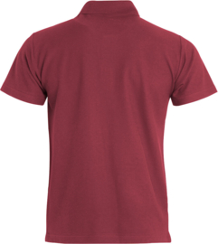 Basic polo Clique bordeaux rood