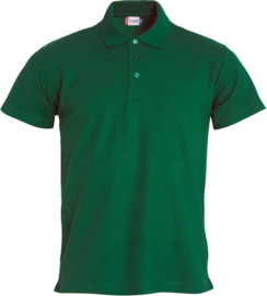 Basic polo Clique flessen groen