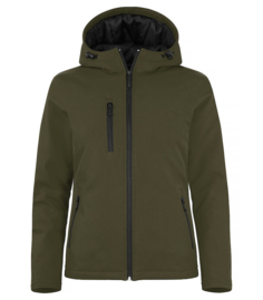 Winter Softshell voor dames mistgroen