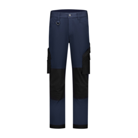 BTX 4 WAY strech werkbroek navy / zwart