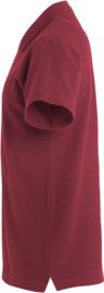 Basic polo Clique bordeaux rood