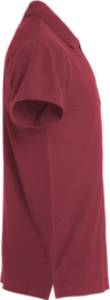 Basic polo Clique bordeaux rood