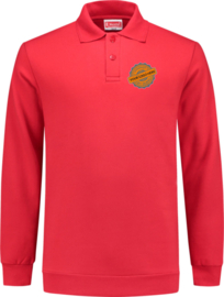 Zware kwaliteit polosweater WM rood