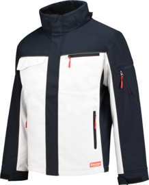 Workman Winter Softshell wit / navy