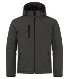 Winter Softshell uni donker grijs