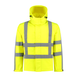 Softshell geel met reflectie RWS