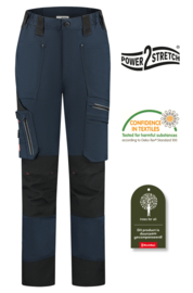 Dames strech werkbroek navy