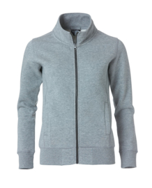 Dames sweatvest licht grijs