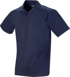 Stevige Workman polo navy blauw