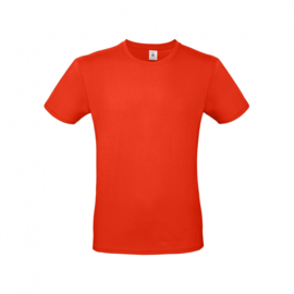 B&C E150 t-shirt brandweer rood