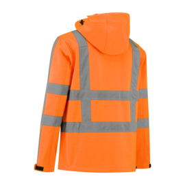 Softshell oranje met reflectie RWS