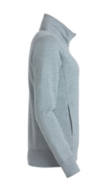 Dames sweatvest licht grijs