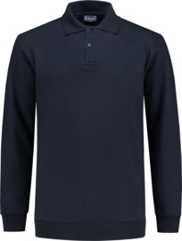 Zware kwaliteit polosweater WM navy