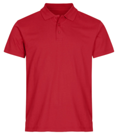 Basic polo Clique rood