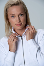 Dames sweatvest licht grijs