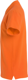 Basic polo Clique diep oranje