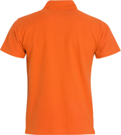 Basic polo Clique diep oranje