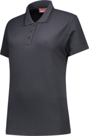 Dames polo shirt donker grijs