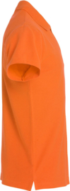 Basic polo Clique diep oranje
